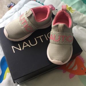 Never worn kids Nautica shoes
